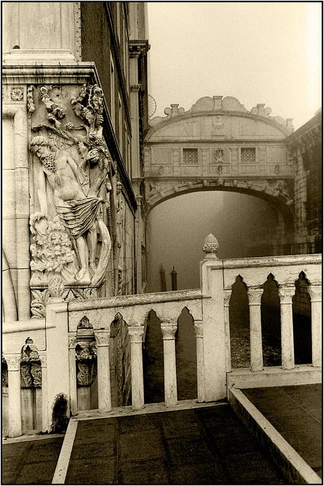 Venice in B&W film.